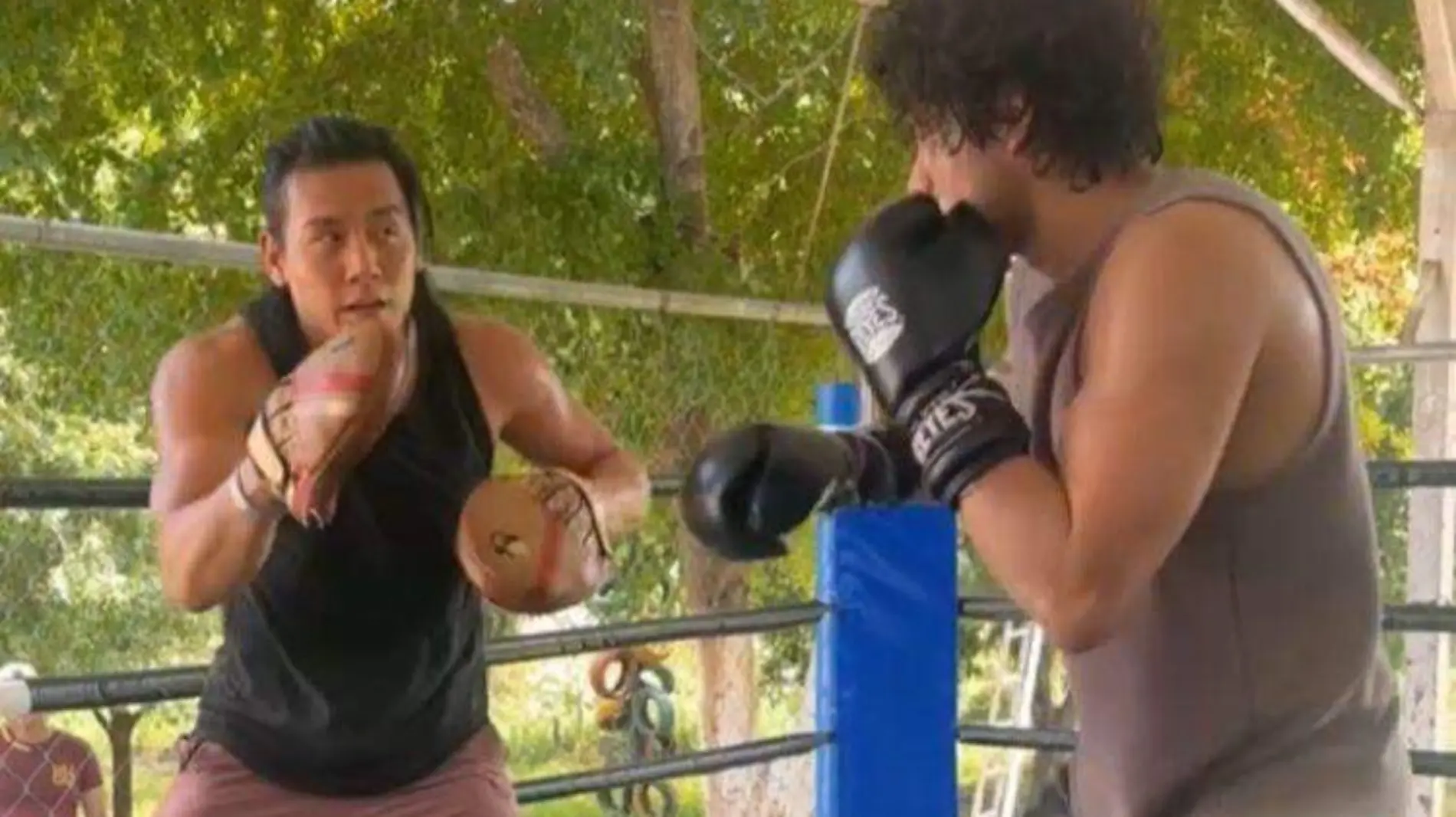 gilberto zurdo entrenamiento gimnasio